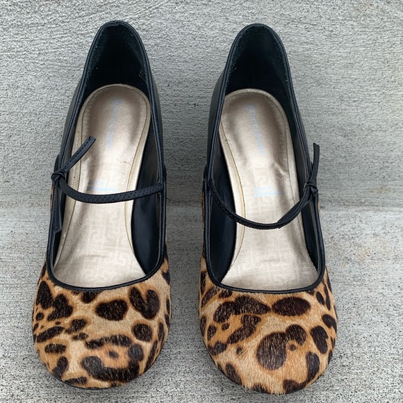 Rockport  Presia Tied Mj Leopard Black Heels - Picture 3 of 8